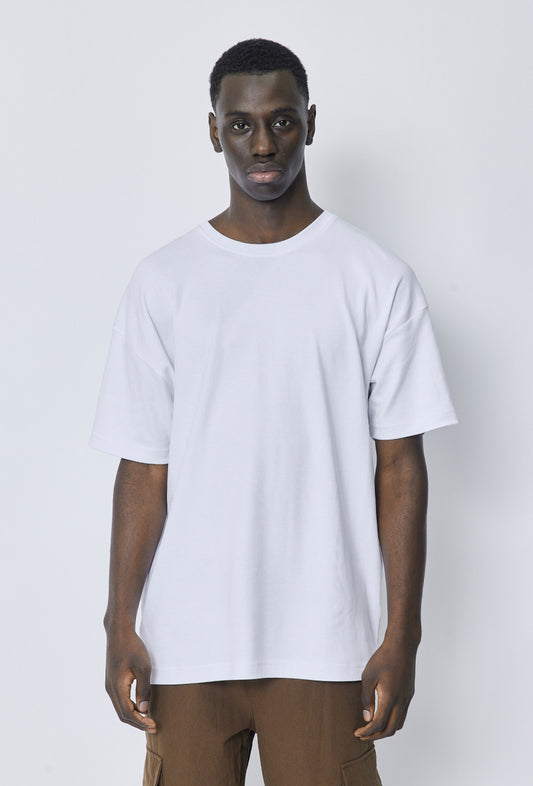 T-SHIRT OVERSIZED WIT, VOORKANT